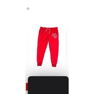 FUBU Men's Big & Tall Red Joggers-tracksuits - pants only SIZE 3XL